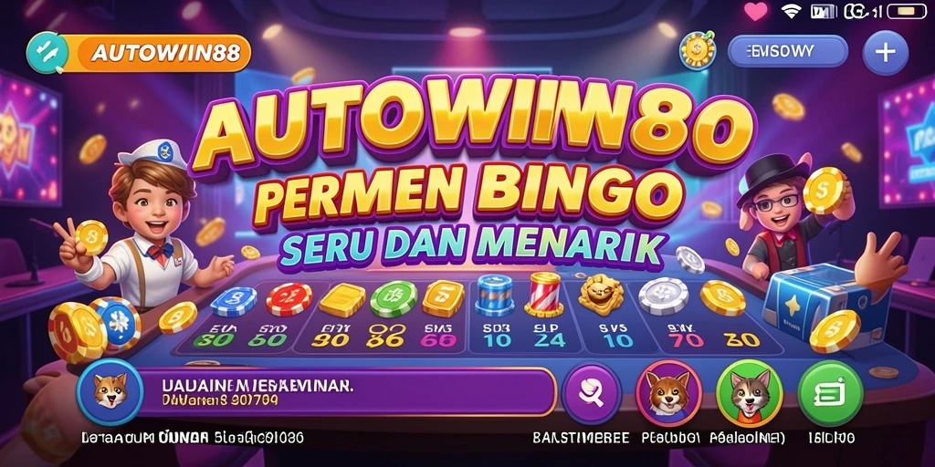 Tampilan gameplay seru dan interaktif dari AUTOWIN88 Bingo.