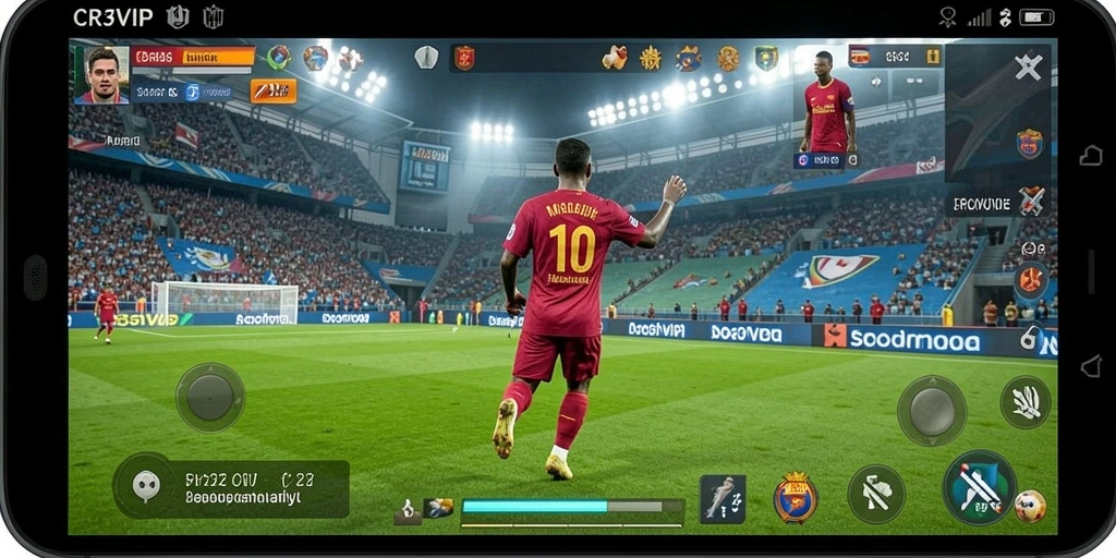 Tampilan utama aplikasi CR7VIP yang memudahkan navigasi fitur-fitur Utility.