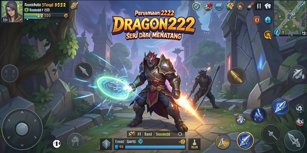 Screenshot gameplay DRAGON222 yang menunjukkan pertempuran strategi yang seru.