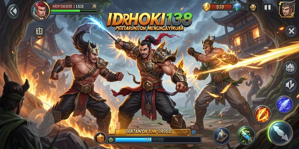 Gambaran gameplay menarik dari IDRHOKI138 yang seru.