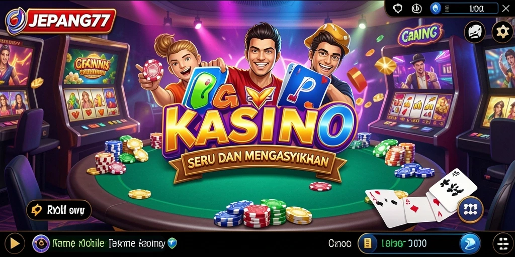 Tampilan gameplay kasino yang menarik dan mendebarkan di JEPANG77.