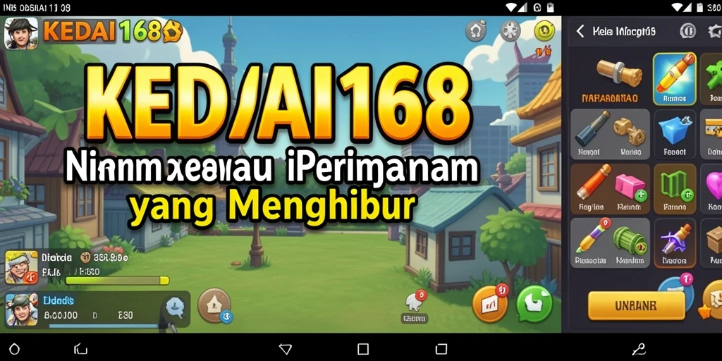 Tampilan gameplay KEDAI168 yang menarik dan interaktif.