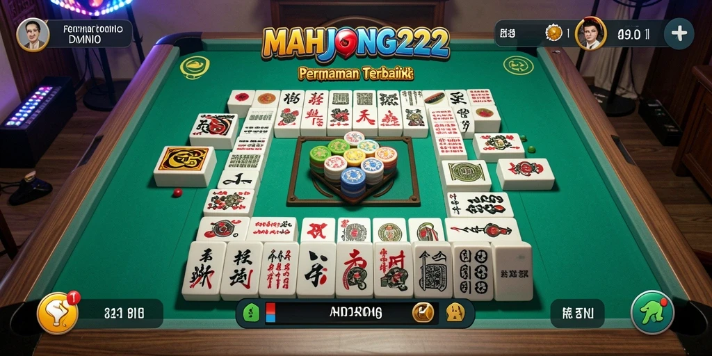 Tampilan menarik dari gameplay MAHJONG222 yang adiktif.