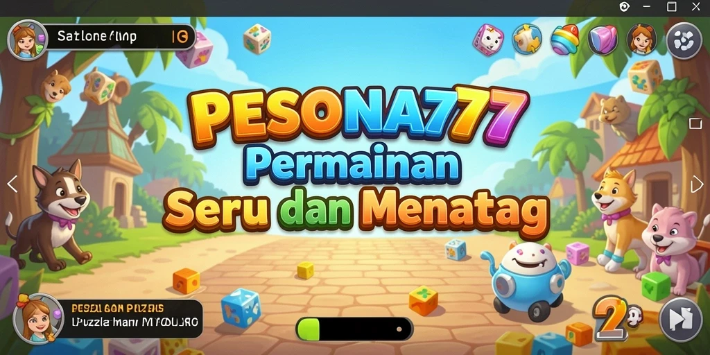 Tampilan gameplay PESONA77 yang menarik dan penuh tantangan.