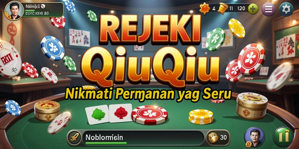Tampilan gameplay menarik QiuQiu di REJEKI.