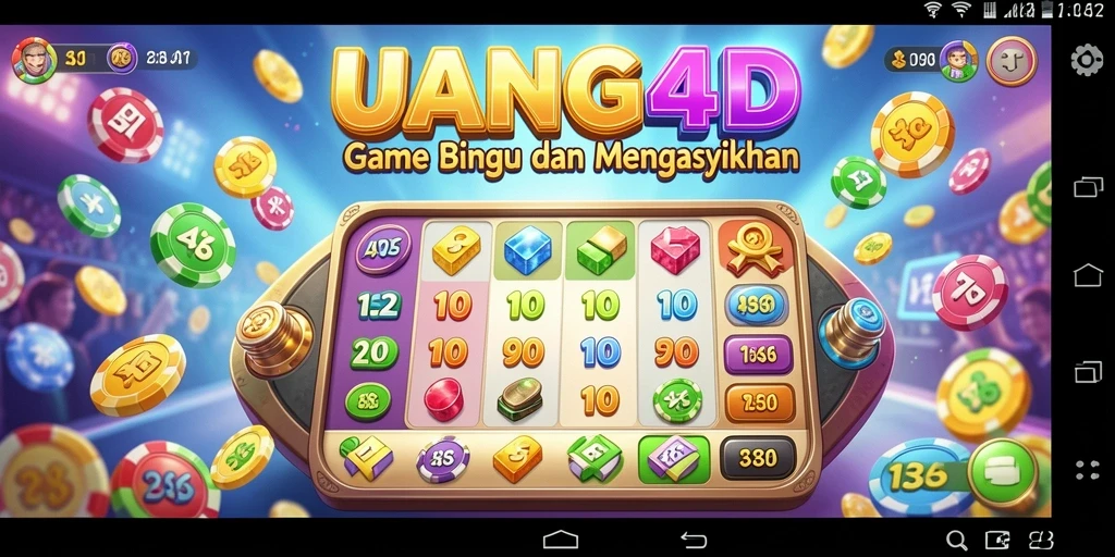 Tampilan menarik dari gameplay Bingo di UANG4D.