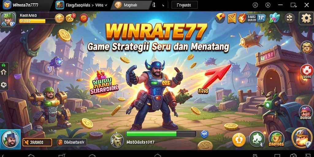 Tampilan gameplay yang mendebarkan di WINRATE777.