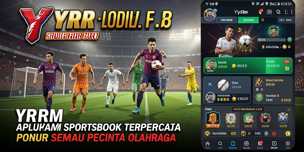 Screenshot utama YYRR menampilkan antarmuka taruhan olahraga yang menarik.